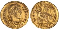 ROMAN COINS: ROMAN EMPIRE Sólido. Acuñada el 367-375 d.C. VALENS. ANTIOQUÍA. Anv.: D. N. VALENS. PER. F. AVG. Busto a derecha con coraza y diadema. Rev.: VICTORIA AVGVSTORVM. En exergo: K. ANOB. H. Vi