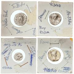 ROMAN COINS: ROMAN EMPIRE Roman Coins Lote 15 monedas Denario. VARIOS EMPERADORES. AR. Diferentes. Trajano, Geta, Tiberio, Julia Paula, Sabina, julia Domna etc.... IMPRESCINDIBLE EXAMINAR. BC a MBC.