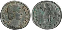 ROMAN COINS: ROMAN EMPIRE Roman Coins Follis. Acuñada el 309-310 d.C. GALERIA VALERIA. ANTIOQUÍA. Anv.: GAL. VALERIA AVG. Busto con diadema a derecha. Rev.: VENERI VICTRICI. En exergo: ANT. Venus en p