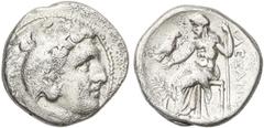 GREEK COINS GREEK COINS Ancient Greece Dracma. 336-323 a.C. ALEJANDRO MAGNO. Anv.: Cabeza de Hércules con piel de león a derecha. Rev.: Zeus entronizado a izquierda, detrás leyenda, delante espiga. 4.