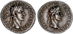 ROMAN COINS: ROMAN EMPIRE Roman Empire Denario. Acuñada el 37 d.C. CALÍGULA y AUGUSTO. LUGDUNUM (Lyon). Anv.: C. CAESAR AVG. GERM. P. M. TR. POT. COS. Cabeza laureada de Calígula a derecha. Rev.: DIVV