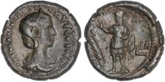 ROMAN COINS: ROMAN EMPIRE Roman Coins Tetradracma. Acuñada el 231 d.C. JULIA MAMAEA. ALEJANDRIA?. Anv.: Busto de Julia Mamaea diademado a derecha alrededor leyenda griega. Rev.: Marte o Roma en atuend