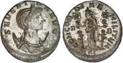 ROMAN COINS: ROMAN EMPIRE Roman Coins Antoniniano. Acuñada el 270-275 d.C. SEVERINA. RARA, BELLO EJEMPLAR. Anv.: SEVERINA AVG. Busto sobre creciente a derecha. Rev.: CONCORDIAE MILITVM. Concordia en p