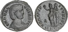 ROMAN COINS: ROMAN EMPIRE Roman Coins Follis. Acuñada el 308-310 d.C. GALERIA VALERIA. CARTAGO. Anv.: GAL. VALERIA AVG. Busto diademado a derecha. Rev.: VENERI VICTRICI. En exergo: MKV. Venus en pie a