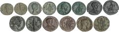 ROMAN COINS: ROMAN EMPIRE ROMAN COINS: ROMAN EMPIRE Roman Coins Lote 7 monedas As, Dupondio (2), Sestercio (2) y AE27 (2). ANTONINO PIO, CÓMODO (2), ALEJANDRO SEVERO, JULIA MAMEA, GETA (2). AE. Todos 