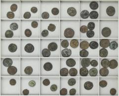 ROMAN COINS: ROMAN EMPIRE ROMAN COINS: ROMAN EMPIRE Roman Coins Lote 60 monedas Antoniniano. AURELIANO (19), SEVERINA (10), TETRICO (12), TETRICO II (11) y TACITO (8). AE. IMPRESCINDIBLE EXAMINAR. BC 