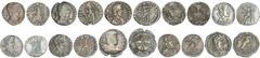 ROMAN COINS: ROMAN EMPIRE ROMAN COINS: ROMAN EMPIRE Roman Coins Lote 10 monedas 1/2 Silicua. HONORIO (2), GRACIANO (2), CONSTANTINO III, JULIANO II, MÁXIMO (?), VALENTINIANO (?) y JUSTINIANO (?). AR. 