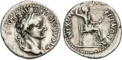 ROMAN COINS: ROMAN EMPIRE ROMAN COINS: ROMAN EMPIRE Roman Coins Denario. Acuñada el 14-37 d.C. TIBERIO. Anv.: TI. CAESAR DIVI AVG. F. AVG(VSTVS). Cabeza laureada de Tiberio a derecha. Rev.: PONTIF. MA