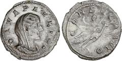 ROMAN COINS: ROMAN EMPIRE ROMAN COINS: ROMAN EMPIRE Roman Coins Denario. Acuñada el 235-236 d.C. PAULINA. RARA. Anv.: DIVA PAVLINA. Busto velado a derecha. Rev.: CONSECRATIO. Paulina sobre pavo real. 