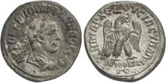 ROMAN COINS: ROMAN EMPIRE Roman Coins Tetradracma. Acuñada el 244-249 d.C. FILIPO I. ANTIOQUIA. Anv.: Busto laureado a derecha, alrededor leyenda. Rev.: Águila en pie a derecha, cabeza mirando a derec