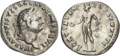 ROMAN COINS: ROMAN EMPIRE Roman Coins Denario. Acuñada el 79 d.C. TITO. Anv.: IMP. TITUS. CAES. VESPASIAN. AVG. P. M. Cabeza laureada a derecha. Rev.: BONVS EVENTVS AVGVSTI. Bonus Eventus en pie a izq