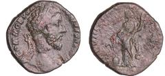 ROMAN COINS Commode - Sesterce (183-184, Rome) - La Fortune A/ M COMMODVS ANTONINVS AVG PIVS. Buste lauré à droite. R/ P M TR P VIIII IMP VI COS IIII P P. La Fortune debout à gauche. TB+ RSC.901 Ae ; 