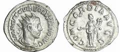ROMAN COINS Volusien - Antoninien (251, Milan) - La Concorde A/ IMP CAE C VIB VOLVSIANO AVG Buste radié et drapé à droite. R/ CONCORDIA AVGG. La Concorde debout à gauche, tenant une patère et une doub