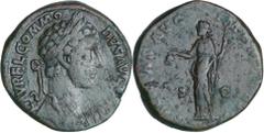 ROMAN COINS Commode - Sesterce - (176, Rome) - La Liberté A/ L AVREL COMMODVS AVG TR P III. Tête laurée à droite. R/ LIBERTAS AVG IMP II COS PP SC. La Liberté debout à gauche, tenant un bonnet et un s