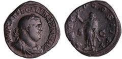 ROMAN COINS Balbin - Sesterce (238, Rome) A/ IMP CAES D CAEL BALBINVS AVG Buste lauré, drapé et cuirassé à droite. R/ P M TR P COS II P P // SC Balbin debout à gauche. R TB+ C.21-RCV.8498 ($1350)-RIC.