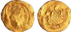 BYZANTINE COINS Justinien 1er - Sémissis (527-563, Constantinople) A/ D N IVSTINIANVS PP AVG. Buste diadémé à droite. R/ VICTORI AVGGG // CONOB Victoire assise à droite. TTB Sear.143-BN.25-29 Au ; 2.1