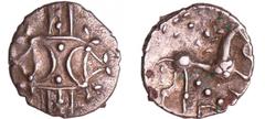 WORLD COINS Grande-Bretagne - Celtique - Iceni Ecen - Unit (10-43 ap. J.-C.) TTB+ Spink.436 Ar ; 1.24 gr ; 13 mm
