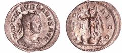 ROMAN COINS Carus - Aurélianus (283, Lyon) - La Victoire A/ IMP C M AVR CARVS AVG Buste radié et cuirassé à droite. R/ VICTORIA AVGG A|-. La Victoire debout à gauche sur un globe, tenant une couronne 