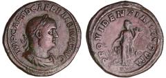ROMAN COINS Balbin - Sesterce (238, Rome) - La Providence A/ IMP CAES D CAEL BALBINVS AVG. Buste lauré, drapé et cuirassé à droite. R/ PROVIDENTIA DEORVM // SC. La Providence debout à gauche, indiquan