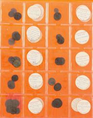 Ancient coins in lots Ancient coins in lots - Roman coinage - A nice and mixed lot Roman bronze 4th century coinage, all Folles, mainly Constantinus I (17 pieces including VRBS ROMA and CONSTANTINOPOL