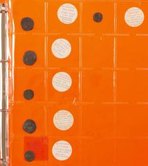 Ancient coins in lots Ancient coins in lots - Roman coinage - A small lot with 6 Greek Roman bronzes: 5 x Bithynia / Nicaea (Papirius Carbo, Commodus (Artemis), Maximus (throning |Demeter), Volusianus