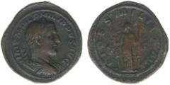 Roman Imperial Coinage Roman Imperial Coinage - Philippus I Arabs (244-249) - AE Sestertius ('medaillic', Rome c. 144-149, 33.11g) - IMP M IVL PHILIPPVS AVG Laureate, draped and cuirassed bust right /