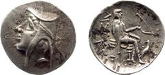 Arabian Empires - Parthia (BC 247- AD 224) - Arsaces II (211-191 BC) - AR Drachm (MACW459, Sellw.6/1) - Obv: Head left wearing bashlik / Rev: Archer seated right - 4.19 gram - a.XF / attractive and ra