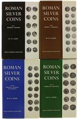 Varia - Literatuur - Wereld - Seaby H.A. - 'Roman Silver Coins' - Volume I (Republic to Augustus) + Volume II (Tiberius to Commodus) + Volume III (Pertinax to Balbinus & Pupienus) + Volume IV (Gordian