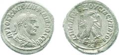 Roman Imperial Coinage - Philippus I Arabs (244-249) - Syria / Antioch - AR Tetradrachm (248-249 AD, 11.38 gm.) - Laureate and draped bust right / Eagle standing right holding wreath in beak, SC below