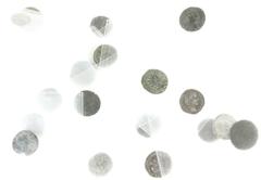 Ancient coins in lots - Mixed lot with 19 Roman coins, silver and bronzes: 10 Denarii (Vespasianus, RIC 124a + Gordianus III, RIC 129 + Severina, RIC 6 (R) + Caracalla, RIC 240 + M. Aurelius, RIC 429a