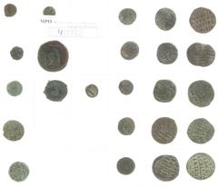 Ancient coins in lots - Small collection of ancient bronze coins, appr. 24 pieces, some Byzantine, some Roman, in mainly minor grades but suitable for study