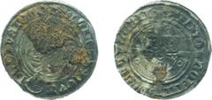Overijsselse Steden - Deventer Stedelijke muntslag - Witpenning 1472 (Romeins jaartal) (Lev. III-58 / vdCh. 17.19 / FD 24) - VZ Wapen met adelaar en schuin geplaatst wapentje van Oversticht / KZ Wapen