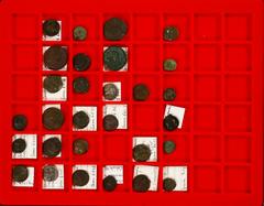 Ancient coins in lots - Interesting lot of ancient coins of North-Africa: Carthage (including 1 x AR, broken), Numidia (incl. 2 x AR Juba and 2 x AE Micipsa), Mauretania, and Siculo-Punic - totally 29