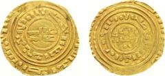 Crusaders - Latin Kingdom of Jeruzalem (1099-1291) - Anonymous - Anonymous AV Dinar or Bezant nd., imitation of Fatimid Dinar based mainly on the Dinars of Misr 506 and 515 - These imitations were str