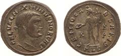 Ancient coinage Roman Imperial Coinage - Maximinus Daia (305-313) - Egypt / Alexandria - AE Follis (6.77 g) - Laureate bust right / GENIO CAESARIS Genius standing left with patera and cornucopiae (cf.