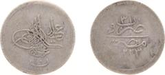World Coins Egypt - Ottoman Empire - Mahmud II (1808-1839) - 10 Para AH1223/31, Misr (KM173, OC30.099.03) - Obv: Toughra / Rev: Legend and date - good VF
