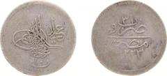 World Coins Egypt - Ottoman Empire - Mahmud II (1808-1839) - 10 Para AH1223/31, Misr (KM173, OC30.099.03) - Obv: Toughra / Rev: Legend and date - good VF