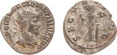 Ancient coinage Roman Imperial Coinage - Quintillus (270) - BI Antoninianus (Rome, 2.86 g) - Radiate, draped and cuirassed bust right / SECVRIT AVG Securitas standing left holding sceptre (RIC 31) - V