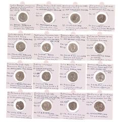 Ancient coins in lots Ancient coins in lots - A small collection of Roman Denarii: Elagabalus (2x), Sept. Severus (2x), Sev. Alexander (2x), Traianus, Hadrianus, Gordianus III, Ant. Pius, Caracalla, M