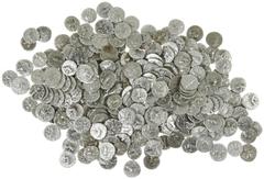 Ancient coins in lots Ancient India - Indo-Scythians - A large and interesting lot with AR/billon drachms: Azilises, c.57-35 BC, King mounted with spear / city deity, (Senior type 56 ); Azes (I&II), c