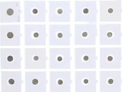 Arabian Empires - Ottoman Empire, Mahmud II, mixed lot of 19 AR akçe, para / 5 para (KM.A161, 161, 165, 166), various dates; added: Algeria, AR 1/8 budju, AH1244 (KM.74) - Lot of 20 coins, average F/V