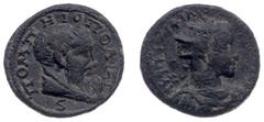 Ancient coinage / Roman Imperial Roman Imperial Coinage - Philippus I Arabs (244-249) - Cilicia / Pompeiopolis - Hexassarion (year 311 = AD 245/6, 11.43 g) - AYT K IOY ΦΙΛΙΠΠOY ЄY CЄB Radiate, draped 