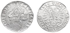 World Coins Deutschland - Staaten - Lübeck - Taler 1549, mark of mayor Anton von Stiten (KM104, Sch.1823, Dav.9405) - Obv: St. John holding lamb / Rev: Double-headed eagle - 28.70 g. - XF.
