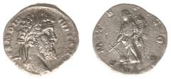Roman Imperial Coinage Didius Julianus (193) - AR Denarius (Rome, 2.62 g) - IMP CAES M DID IVLIAN AVG Laureate head right / PM TRP COS Fortuna standing front, head to left, holding rudder on globe in 