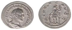 Collection Jeroen van der Meulen Gordianus II Africanus (March/April, 238) - AR Denarius (Rome, 2.98 g) - IMP M ANT GORDIANVS AFR AVG Laureate, draped and cuirassed bust right / VIRTVS AVGG Virtus sta