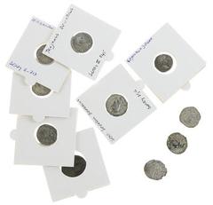 Ancient coins in lots - Roman coinage Roman coinage - A small collection of Roman coins: 9 Denarii (Sept. Severus, Sev. Alexander, Faustina Minor, Hadrianus etc.) and 1 Antoninianus (Carinus, nice gra