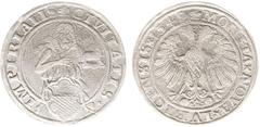 World Coins (single lots) Deutschland - Staaten - Lübeck - Taler 1549, mark of mayor Anton von Stiten (KM104, Sch.1823, Dav.9405) - Obv: St. John holding lamb / Rev: Double-headed eagle - 28.78 g. - c