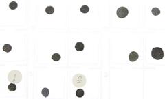 World Coins (boxes) Arabian Empires - Lot with 16 coins Burji Mamluk of 3 different rulers, Seljuq of Rum, Ottoman and Alawi (Fileyli) Sharifs - full description of the coins in lot