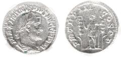 Roman Imperial Coinage Maximinus I Thrax (235-238) - AR Denarius (Rome AD 237) MAXIMINVS PIVS AVG GERM, laureate, draped and cuirassed bust right / P M TR P III COS P P, Maximinus in military attire s
