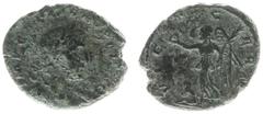 Roman Imperial Coinage Gallienus (253-268) - AE As (Viminacium mint, issue 3c, 7.98 g) - IMP GALLIENVS P F AVG, laureate, draped, and cuirassed bust right / VICT GERM, Victory walking left, holding wr